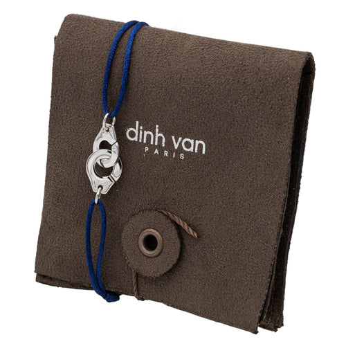 Bracelet Dinh Van Bracelet Cordon Menottes Or blanc 58 Facettes 2865694RV