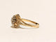 Bague Bague fleur en or et pierres blanches 58 Facettes