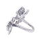 Bague 54 Bague Cartier, "Caresse d'Orchidées", or blanc, diamants. 58 Facettes 33162