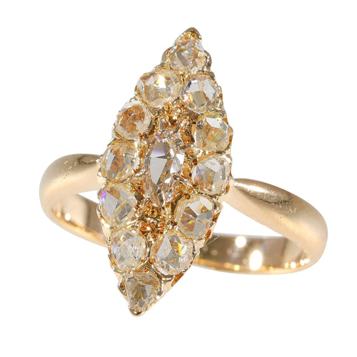 Bague 59 Bague marquise diamants 58 Facettes 23271-0585