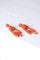 Boucles d'oreilles Boucles d'oreilles girandoles anciennes en or et goutte de corail 58 Facettes