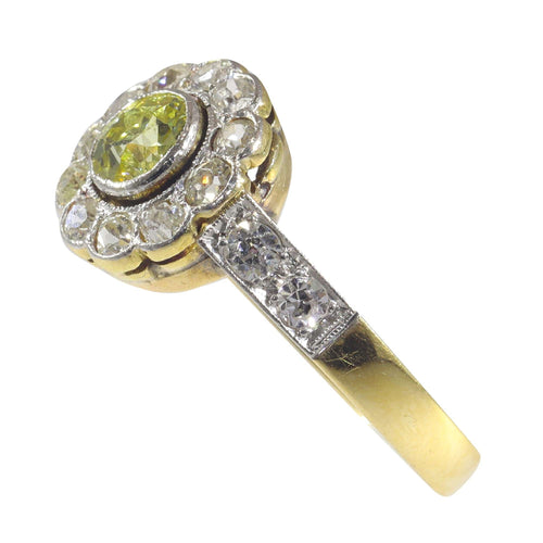 Bague 55 Bague de fiançailles, diamant, or 58 Facettes 23081-0049