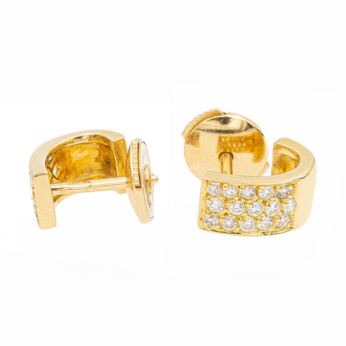 Boucles d'oreilles Boucles d'oreilles Or jaune Diamant 58 Facettes 2238630CN