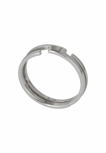 Bague 61 Bague DINH VAN Seventies PM en Or Blanc 58 Facettes 36496-30910