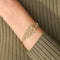 Bracelet BRACELET " BELLA" OR & OXYDES DE ZIRCONIUM 58 Facettes BO/220108