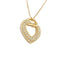 Pendentif Pendentif Boucheron, "Coeur", or jaune, diamants. 58 Facettes 31434