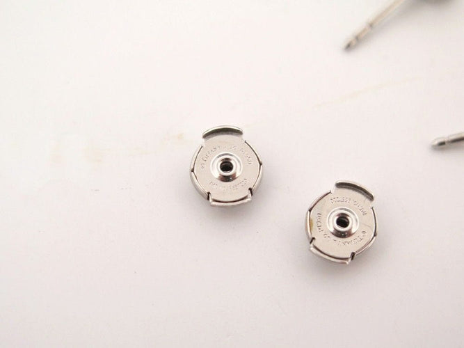 Boucles d'oreilles boucles d'oreilles TIFFANY & CO puces platine diamants 1.52ct ears 58 Facettes 253647