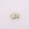 Bague 52 Bague Tank or jaune et 2 Diamants 58 Facettes
