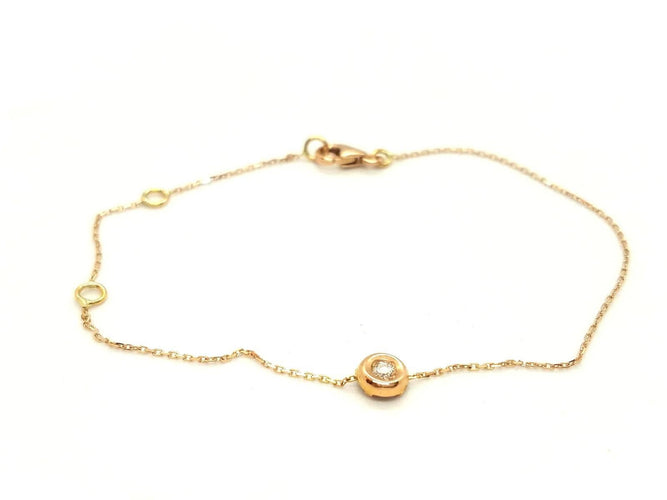 Bracelet Bracelet Or rose Diamant 58 Facettes 578987RV