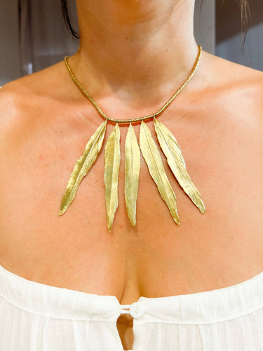 Collier Collier en or H.Stern formant des plumes en or 58 Facettes