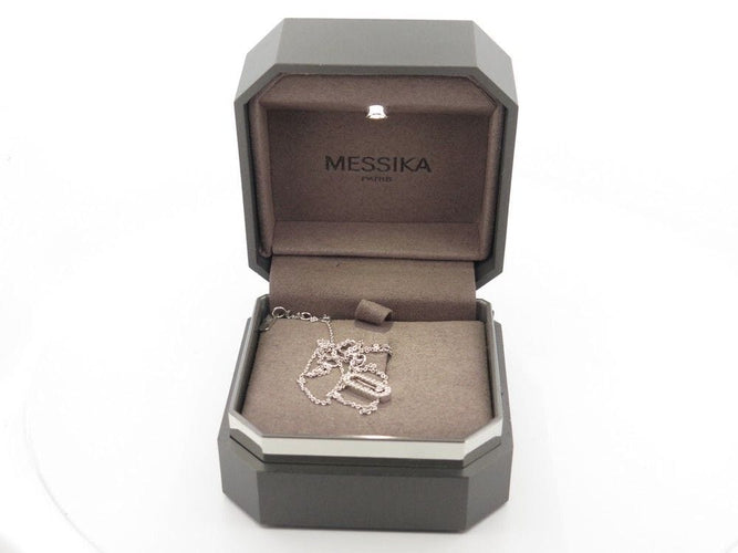 Collier collier MESSIKA move uno pave 04708-wg 35 a 42 cm or blanc 58 Facettes 252149