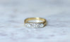 Bague 53.5 Bague jarretière Or jaune Platine Diamants 58 Facettes