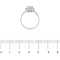 Bague 55 Bague Aigue-marine Diamants 58 Facettes 34801