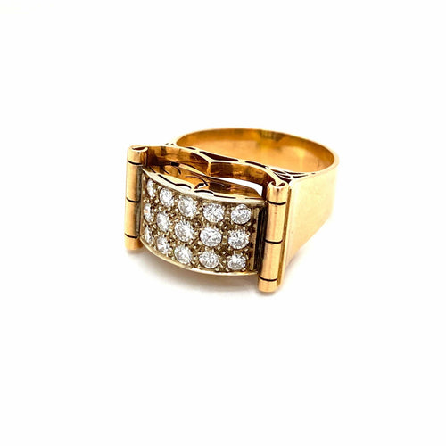 Bague 52 Bague Art Déco Diamant 58 Facettes