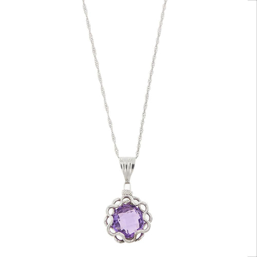 Collier Collier pendentif améthyste 58 Facettes 32943