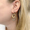 Boucles d'oreilles Boucles d'oreilles Pomellato, "Tango", en or rose, argent et diamants bruns. 58 Facettes 33472