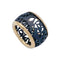Bague 54 Bague Pomellato, "Arabesque", or rose, titane. 58 Facettes 32313