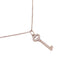 Collier Collier Tiffany & Co. "Clef" or rose, diamants. 58 Facettes 33512