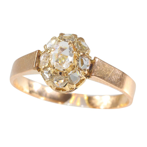 Bague 59 Bague en or rose, diamants 58 Facettes 22347-0071