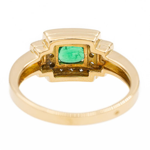 Bague 54 Bague Or jaune Emeraude 58 Facettes 1696297CN