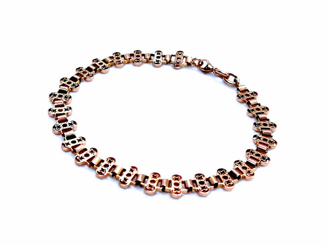 Bracelet Bracelet Or rose 58 Facettes 948413CD