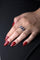 Bague 53 Bague demi alliance Or blanc Saphir 58 Facettes 2432014CN