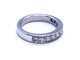 Bague 53 Bague Alliance Or blanc Diamant 58 Facettes 578771RV
