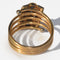 Bague Bague or jaune 1910 saphirs cabochon et diamants 58 Facettes