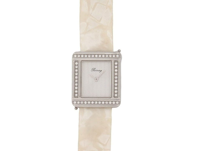 Montre montre POIRAY ma premiere diamants quartz 27 mm acier diamonds 58 Facettes 252079