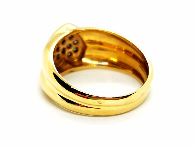 Bague 53 Bague Coeur Or jaune Diamant 58 Facettes 1345937CN