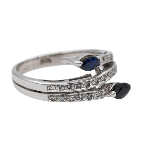 Bague 52 Bague Or blanc Saphir 58 Facettes 2307713CN