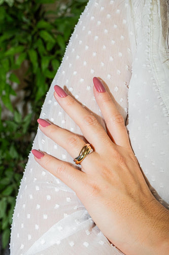 Bague 55 Cartier Bague Trinity Or jaune 58 Facettes 2420315CN