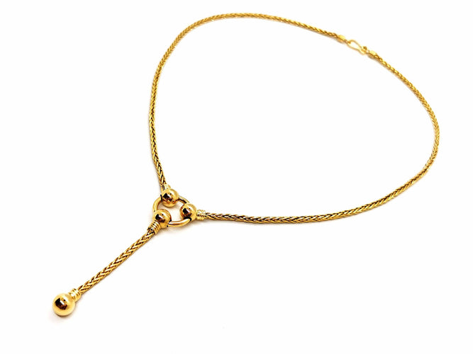 Collier Collier Maille palmier Or jaune 58 Facettes 1641790CN