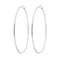 Boucles d'oreilles Orecchini oro bianco a cerchio 58 Facettes 33175