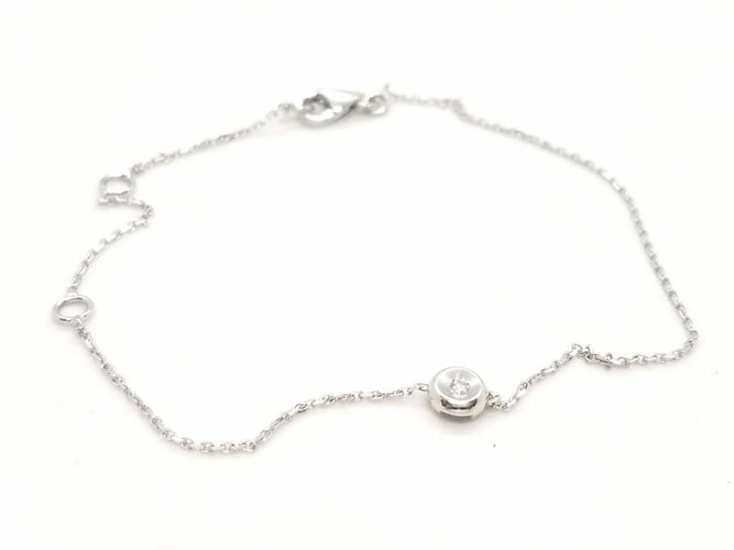 Bracelet Bracelet Or blanc Diamant 58 Facettes 578966RV