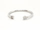 Bague 54 Bague Toi et Moi Or blanc Diamant 58 Facettes 579284RV