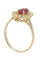 Bague 52 MARQUISE MODERNE RUBIS ET DIAMANTS 58 Facettes 040311
