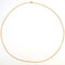 Collier Chaîne or jaune maille forçat limée 58 Facettes 22-303A