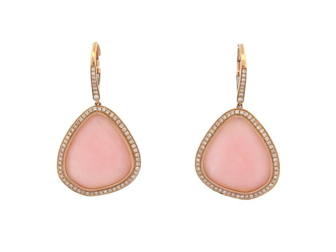 Boucles d'oreilles boucles d oreilles DJULA magic stones opale or rose 18k diamants 58 Facettes 256969