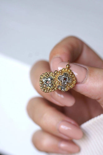 Boucles d'oreilles Boucles d'oreilles Charles X diamants 58 Facettes