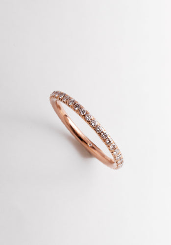 Bague 54 Bague MESSIKA Gatsby Alliance Or Rose 750/1000 58 Facettes 64176-60536