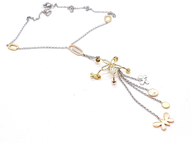 Collier Collier Or rose Diamant 58 Facettes 00657CN