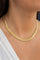 Collier Caplain Saint André Collier Maille anglaise Or jaune Saphir 58 Facettes 2216830CN