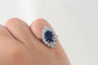 Bague 49 Bague marquise saphirs et diamants 58 Facettes 319