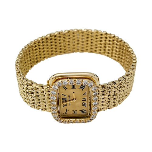 Montre Montre Boucheron en or jaune et diamants. 58 Facettes 30861