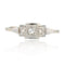 Bague 52 Fine bague Art Déco diamants 58 Facettes CV81