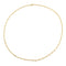 Collier Chaine or jaune gourmette maille ovale 58 Facettes 13-168B