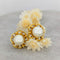 Boucles d'oreilles Boucles d'oreilles or jaune perles et diamants 58 Facettes 16000