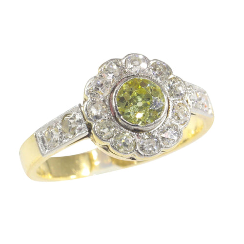Bague 55 Bague de fiançailles, diamant, or 58 Facettes 23081-0049