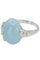 Bague BAGUE QUARTZ BLEU ET DIAMANTS 58 Facettes 043661